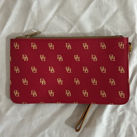 Dooney & Bourke Vintage Dome Berry Pebble Leather Satchel Bag Top Zip - Picture 10 of 12